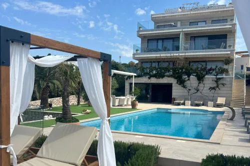 Family-friendly apartments with swimming pool Mandre, Pag - 24196
