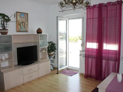 Serene Sea View Krk Apartment with Balcony - Two Bedroom Apartment with Sea View and Balcony