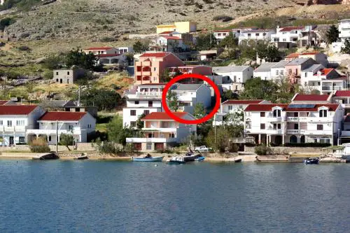 Apartments by the sea Metajna, Pag - 6496