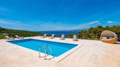 A gorgeous villa on a private property on the island Brač