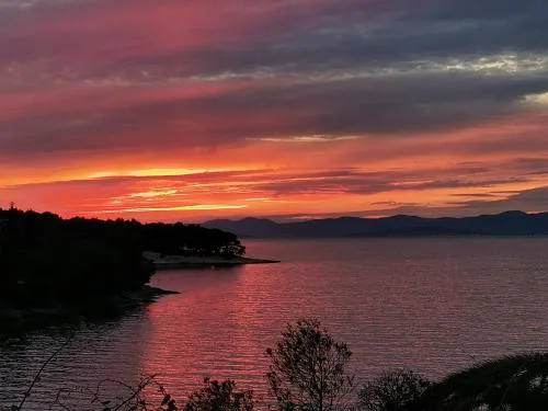 Sunset by the sea