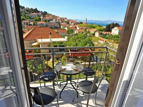 Apartments Lenka - One Bedroom Apartment with Balcony and Center View A3