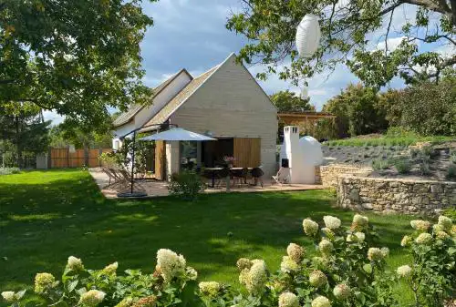 Almond Garden, Beehive Stove House