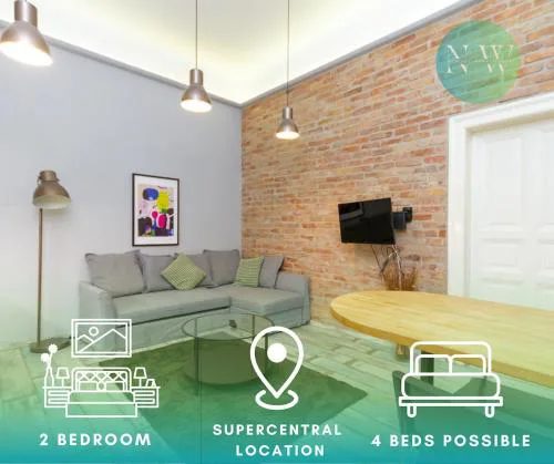 2BDR Danube Side Oasis In a Pedestrial Street by NW