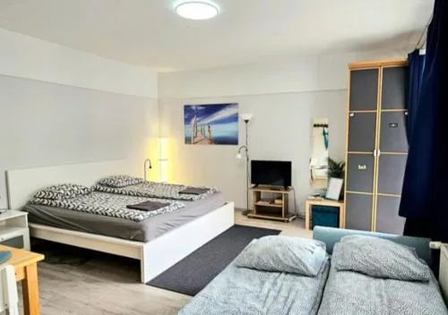 Cozy Central Home with Big Balcony and AC