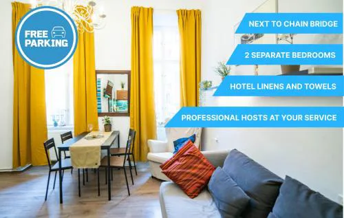 Free Parking Chain Bridge Home 4ppl, 2bdrm, Wifi, Smart TV, AC