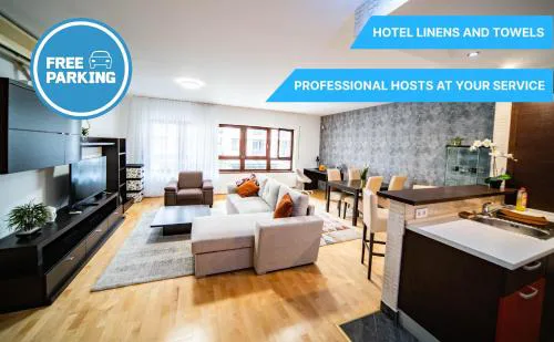 FREE PARKING! Soho Budapest 101, 4 ppl, AC, Superfast WIFI, TV