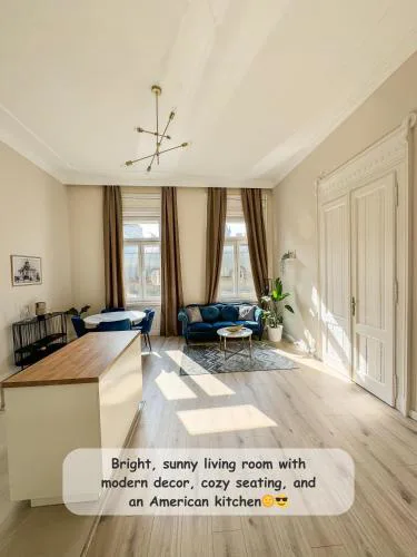 Luxury Parisian Designed 3-Bedroom Gem in Heart of Budapest