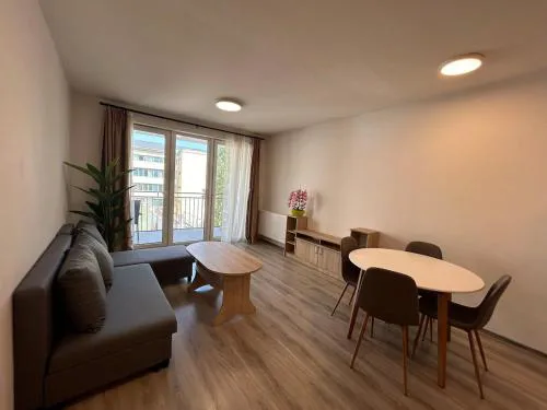 Modern apartment with garage