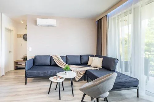 New central apartment with balcony