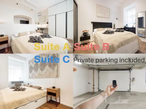No 9 - 3 Suites, 3 Private Bathrooms and Parking