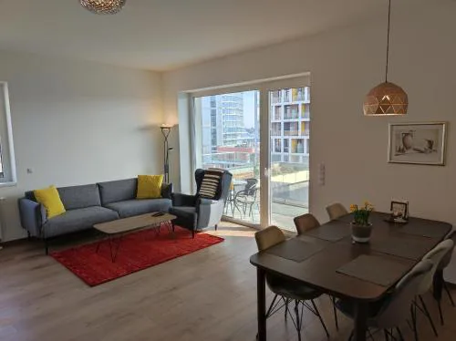 Riverside apartment by the Danube