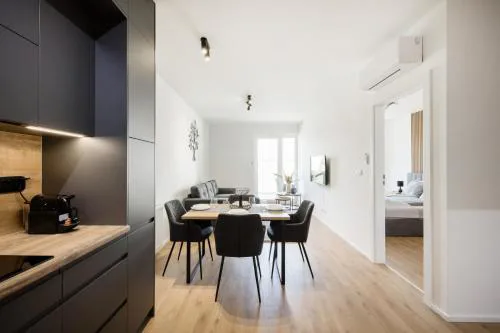 Sleek Apartment with Balcony and Parking