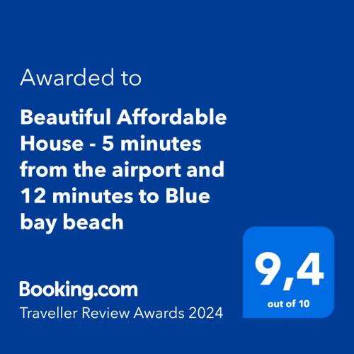Beautiful Affordable House - 5 minutes from the airport and 12 minutes to Blue bay beach