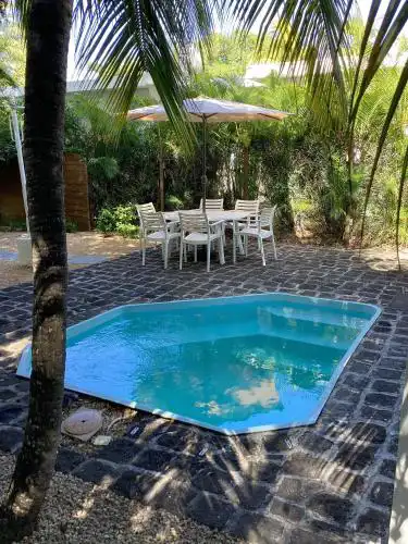 Cozy lodge with private pool