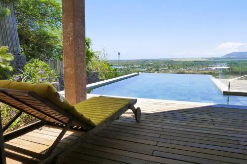 Villa Teranga avec vue panoramique sur la baie de Tamarin