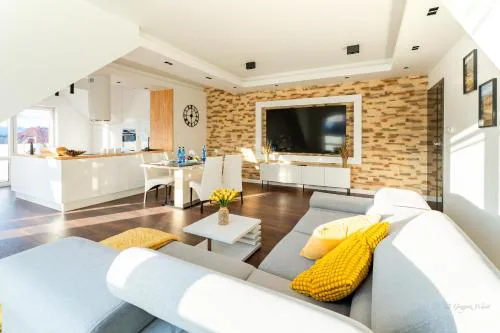 Apartament Skyline Premium - przy deptaku, blisko do Term, parking podziemny