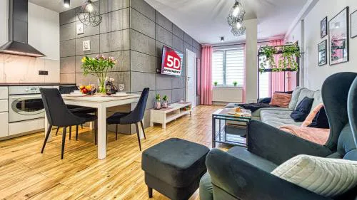 Apartament Angelika G1 z Prywatną Sauną, 3 sypialniami, 2 łazienkami - 5D Apartamenty