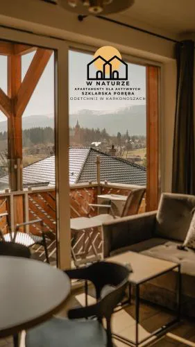 W Naturze - Apartament dla Aktywnych 13 z Balkonem i Widokiem na Góry, Szlaki, przy Stoku Dolina Szczęścia