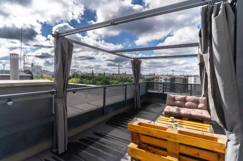 Apartament z tarasem i miejscem postojowym