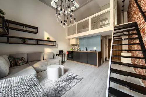 Loft Studio with Mezzanine by BookingHost