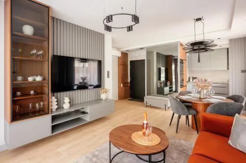 Lux Apart z Tarasem - CENTRUM - Parking Sauna Siłownia Meldunki 24na7