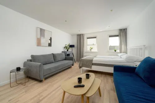 Przestronne Studio Przy Rynku we Wrocławiu z Klimatyzacją i Wanną by Noclegi Renters