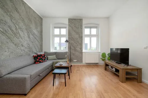 Spacious Apartment with WiFi & Smart TV Remote Working by Noclegi Renters