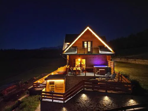 LK Mountain Residence domki i segmenty z prywatnym jacuzzi, sauną i widokami na góry i jezioro