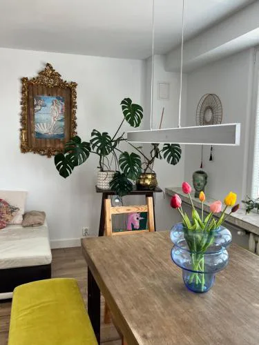 Designer Loft 60m sq in Cracow Center Sunny Top-Floor Apartment with Balcony, King Bed & Great Transport