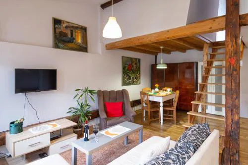 Sky's the limit! Spacey loft