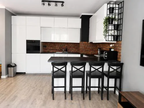 Uroczy Apartament z Garażem