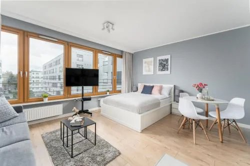 Vistula Boulevard Apartment with free parking spot