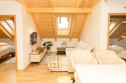 Nowoczesny Apartament z dwoma sypialniami Mochnaczka Niżna