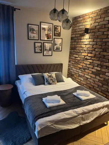 Apartamenty Szary Wilk - klimatyczne apartamenty typu studio dla 2 osób - BLISKO CENTRUM -BEZPŁATNY PARKING