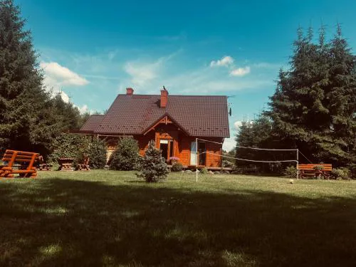 Drewniany dom w Borach Tucholskich "Twoja Ostoja"