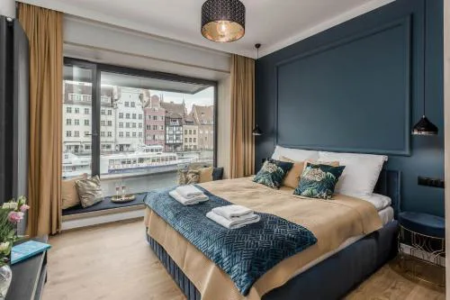 DEO PLAZA Luksusowe Apartamenty z widokiem na Motławę by Noclegi Renters