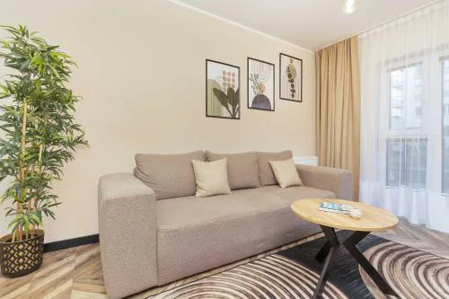 Jasny i Elegancki Apartament Pastelowa z Parkingiem by Noclegi Renters