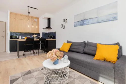Modern Apartment with Balcony by Noclegi Renters