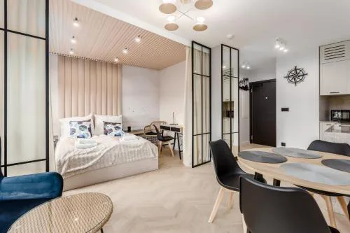 Dwie Motławy Luxury Studio with Stunning View in Gdańsk Old Town by Noclegi Renters