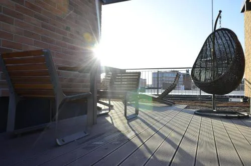 Roof Terrace Old Town Apartments with private parking