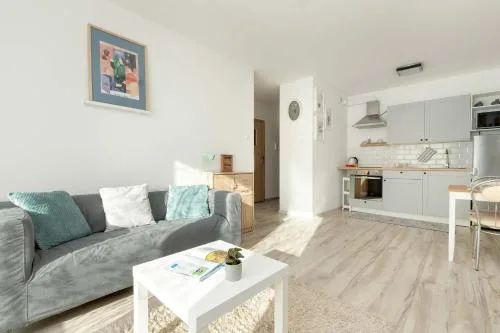 Spacious Apartment with Balcony in Gdańsk by Noclegi Renters