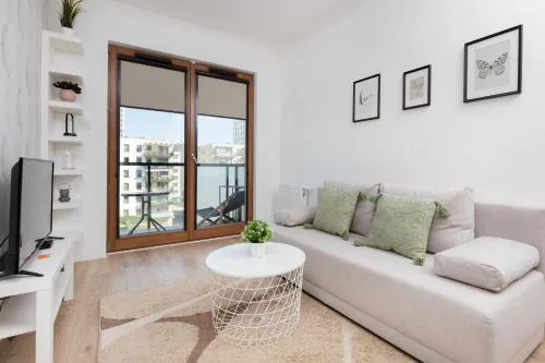 Starowiejska Apartment with Balcony Next to Arena Gdańsk Stadium by Noclegi Renters