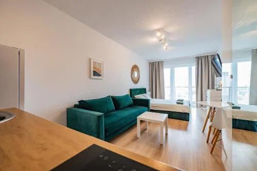 Studio III przy Parku Reagana blisko plaży