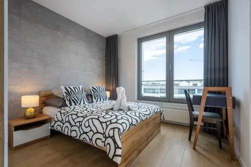 110 Plac Unii Gdynia - Apartament dla 4 os z miejscem w hali garażowej