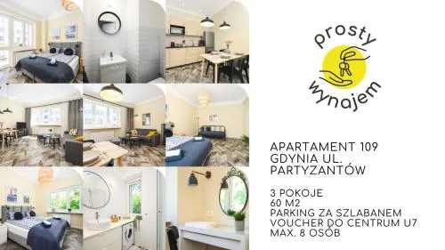 Apartament 109 w centrum Gdyni ProstyWynajem