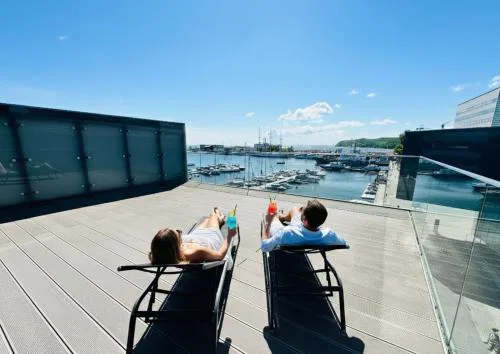 Apartament Faltom 26 Yacht Park z tarasem