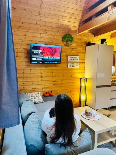 Dolina Bella - ogrzewany domek z balią, sauną i kominkiem w sercu Kaszub