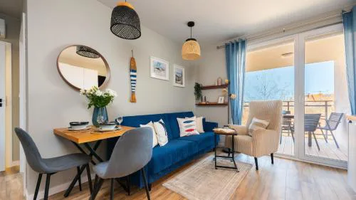 Flatbook Apartamenty - Krynica Morska Enklawa z salą zabaw i basenem przy Zalewie