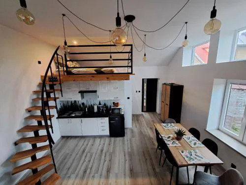 Apartament z antresolą